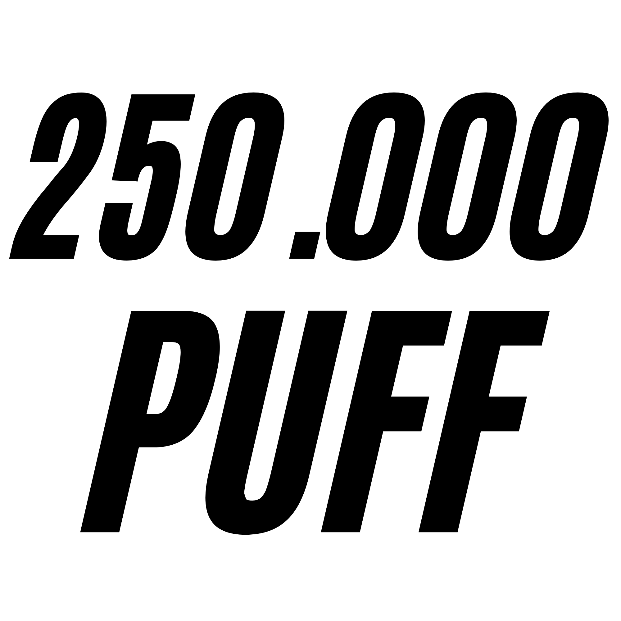 250.000 Puff