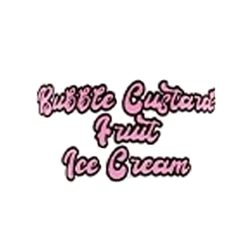 Bubble Custard Fruit Ice Cream