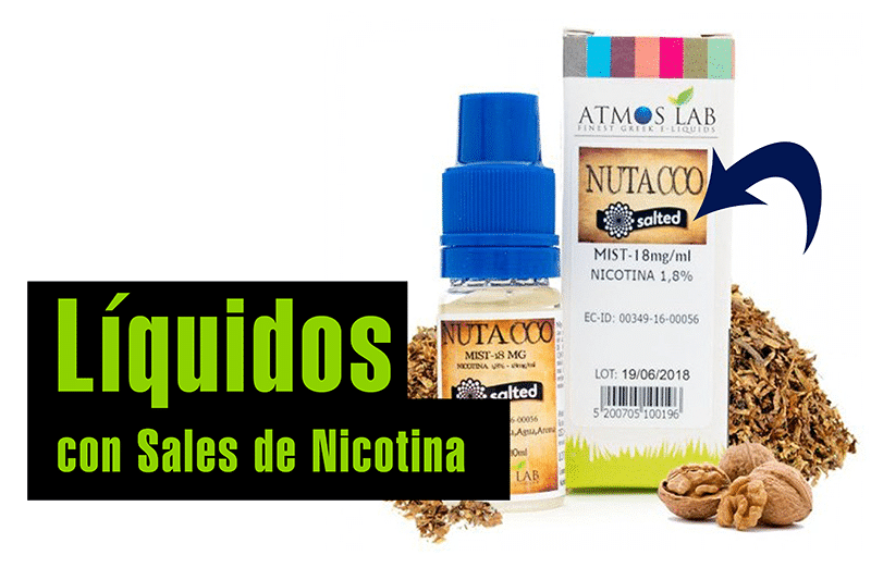 Líquidos com sais de nicotina