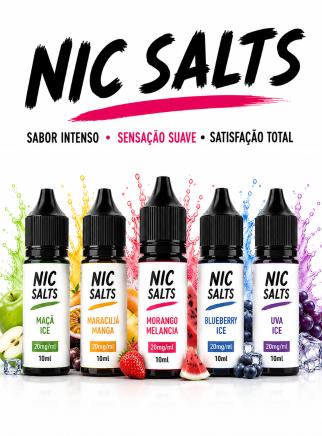 Líquidos com sais de nicotina
