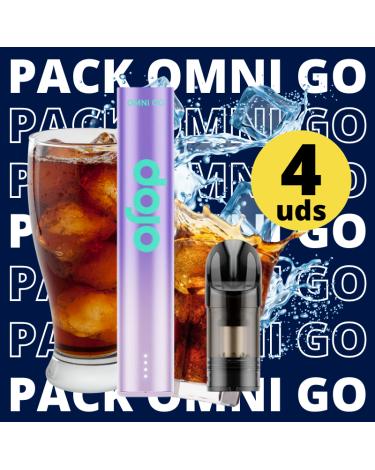 4 Uds Pack - OmniGo 600Puff - 20mg