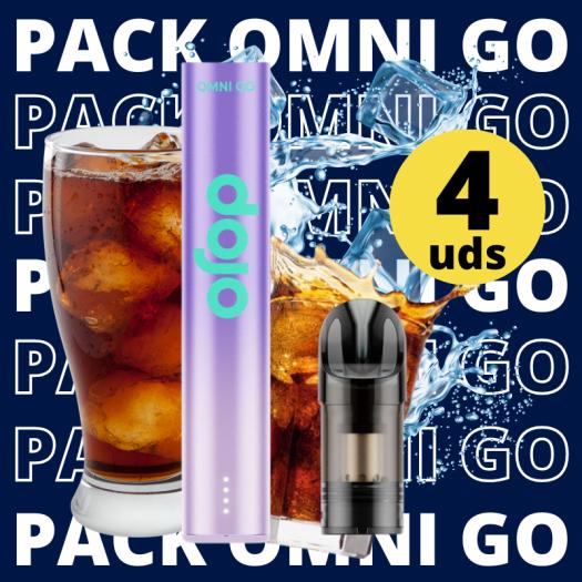 4 Uds Pack - OmniGo 600Puff - 20mg