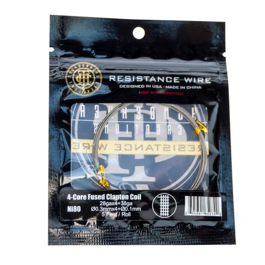 4Core Fused Clapton Coil Ni80 28GA - Thunderhead Creations 4Core Fused Clapton Coil Ni80 28GA - Thunderhead Creations