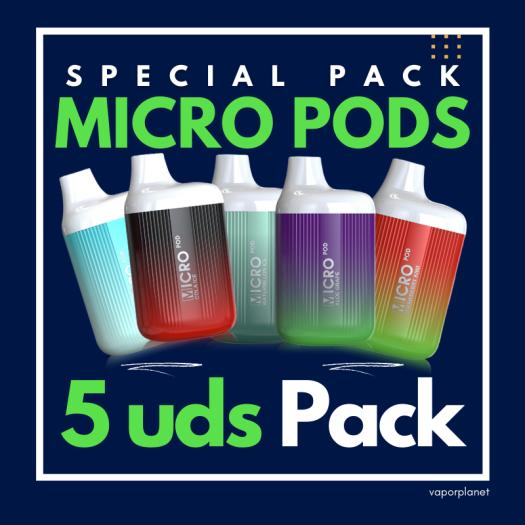 PACOTE COM 5 UNIDADES - MICRO PODS - 20mg PACOTE COM 5 UNIDADES - MICRO PODS - 20mg