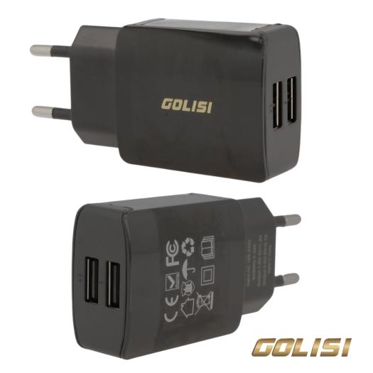 Adaptador USB de 2 portas - Golisi