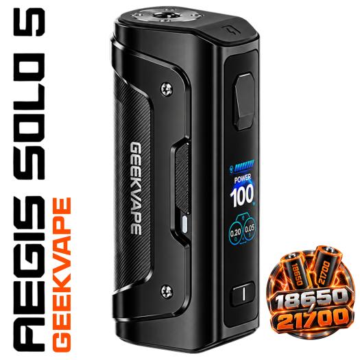 Aegis Solo 5 Geekvape 100W | MOD 21700/18650 IP68