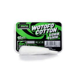 Algodão Orgânico de 6mm - Wotofo - 10 Uds