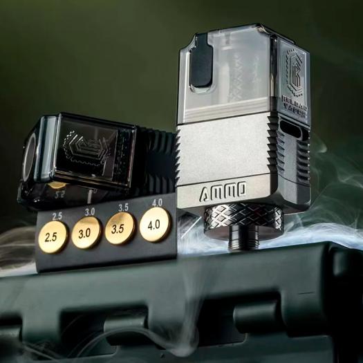 AMMO Boro RBA - Reload Vapor USA - Stainless Steel AMMO Boro RBA - Reload Vapor USA - Stainless Steel
