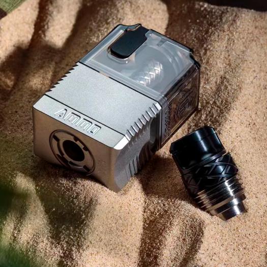 AMMO Boro RBA - Reload Vapor USA - Stainless Steel AMMO Boro RBA - Reload Vapor USA - Stainless Steel
