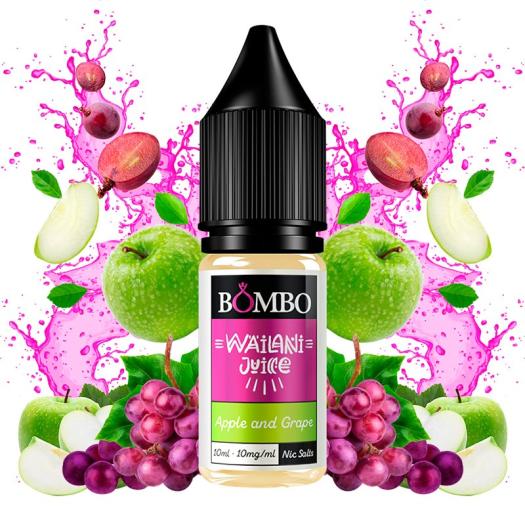 Apple and Grape 10ml - Wailani Juice Nic Salts by Bombo Apple and Grape 10ml - Wailani Juice Nic Salts by Bombo