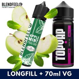 Apple Mint 20ml/60 (Longfill) Blendfeel Pianeta Menta + 70ml VG