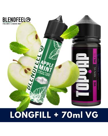 Apple Mint 20ml/60 (Longfill) Blendfeel Pianeta Menta + 70ml VG