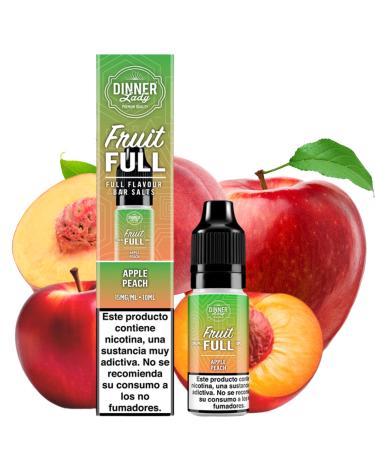Apple Peach Dinner Lady Salts Fruit Full 10ml