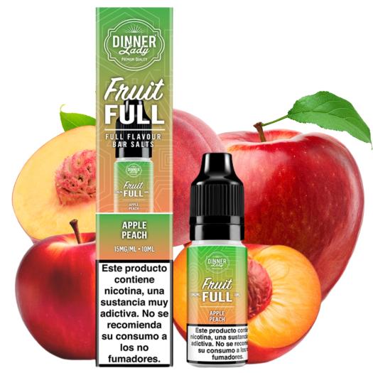 Apple Peach Dinner Lady Salts Fruit Full 10ml