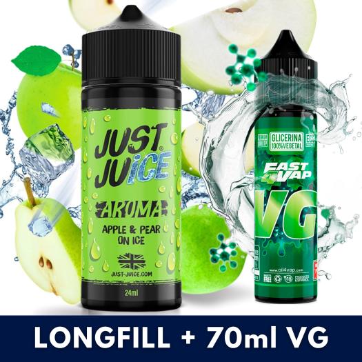 Apple Pear 24ml/120 (Longfill) Just Juice + 70ml VG Fast Apple Pear 24ml/120 (Longfill) Just Juice + 70ml VG Fast