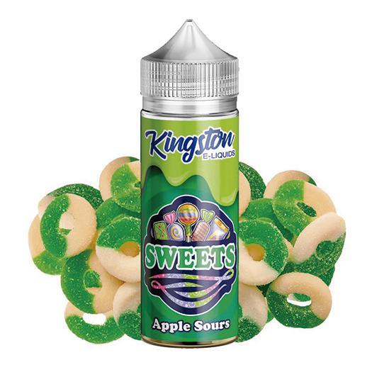 Apple Sours - Kingston E-liquids 100ml + Nicokits Gratis
