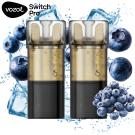 Blueberry Ice | Pack 2 uds | Cartuchos Pré-Carregado 20mg Vozol Switch Pro