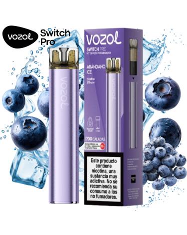 Blueberry Ice | Vozol Switch Pro Starter Kit | Sais de Nicotina 20mg