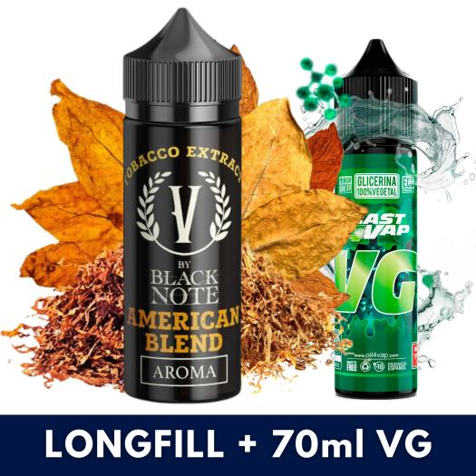Aroma American Blend 10ml/100 (Longfill) V by Black Note + VG FAST 70ML Aroma American Blend 10ml/100 (Longfill) V by Black Note + VG FAST 70ML