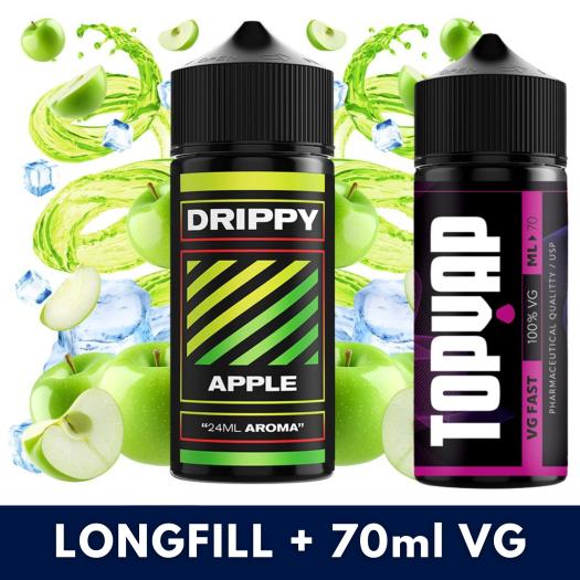 Aroma Apple 24ml/120 (Longfill) Drippy + 70ml VG Fast Aroma Apple 24ml/120 (Longfill) Drippy + 70ml VG Fast