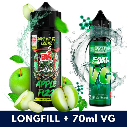 Aroma Apple Fizz 30ml/120 (Longfill) Kabuki + VG Fast 70ml Aroma Apple Fizz 30ml/120 (Longfill) Kabuki + VG Fast 70ml
