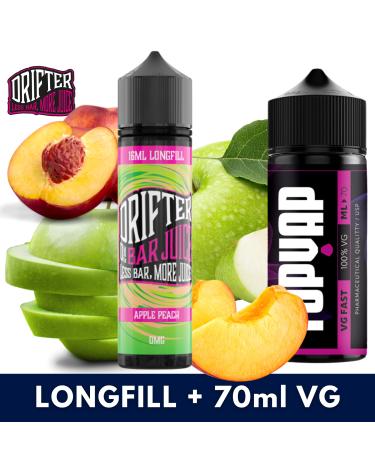 Aroma APPLE PEACH 16ml/60 (Longfill) Drifter + 70ml VG Fast