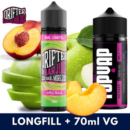 Aroma APPLE PEACH 16ml/60 (Longfill) Drifter + 70ml VG Fast