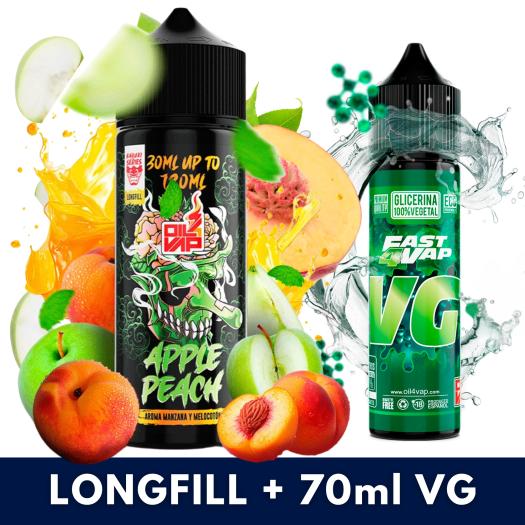 Aroma Apple Peach 30ml/120 (Longfill) Kabuki + VG Fast 70ml Aroma Apple Peach 30ml/120 (Longfill) Kabuki + VG Fast 70ml