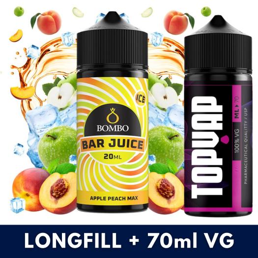 Aroma Apple Peach Max 20ml/120 (Longfill) - Bombo Bar Juice + 70ml VG