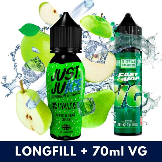 Aroma Apple Pear Ice Just Juice 20ml (Longfill) + VG FAST 70ML Aroma Apple Pear Ice Just Juice 20ml (Longfill) + VG FAST 70ML