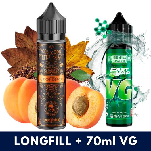Aroma Apricot Tobacco 10ml/60 (Longfill) Yogs Pfeifen X Don Cristo + VG FAST 70ML