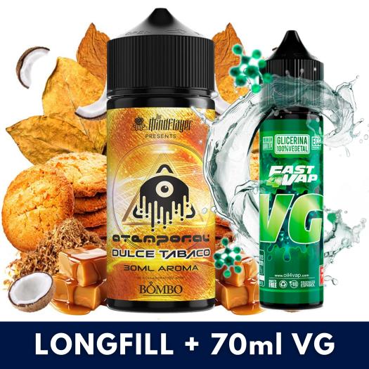 Aroma Atemporal Dulce Tabaco 30ml/120 (Longfill) The Mind Flayer + 70ml VG Fast