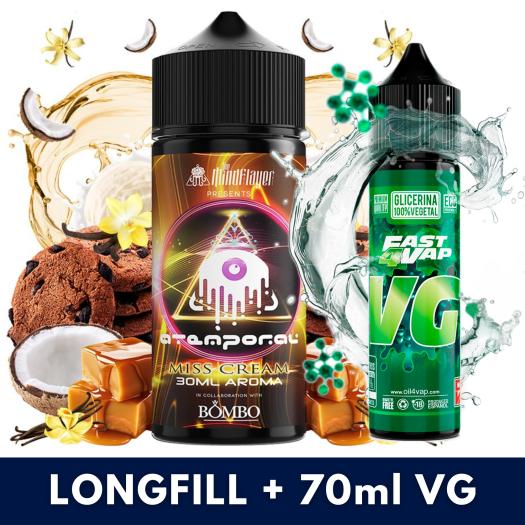 Aroma Atemporal Miss Cream 30ml/120 (Longfill) The Mind Flayer + 70ml VG Fast Aroma Atemporal Miss Cream 30ml/120 (Longfill) The Mind Flayer + 70ml VG Fast