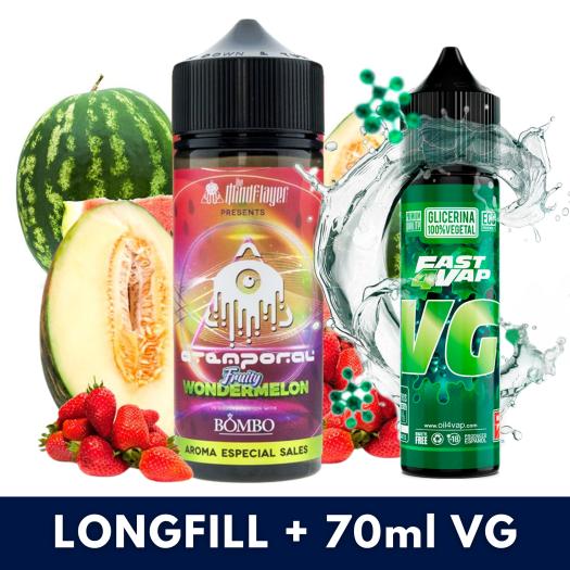 Aroma Atemporal Fruity Wondermelon 30ml/120 (Longfill) - The Mind Flayer + VG FAST 70ML Aroma Atemporal Fruity Wondermelon 30ml/120 (Longfill) - The Mind Flayer + VG FAST 70ML
