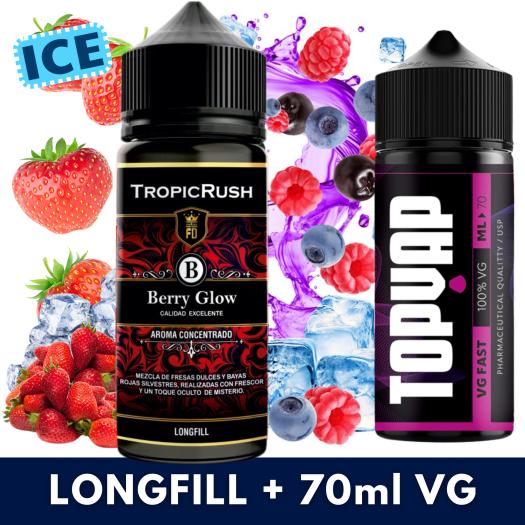 Aroma Berry Glow 30ml/120 (Longfill) Tropic Rush + 70ml VG Fast