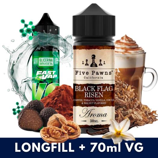 Aroma Black Flag Risen 30ml (Longfill) Five Pawns + VG FAST 70ML Aroma Black Flag Risen 30ml (Longfill) Five Pawns + VG FAST 70ML