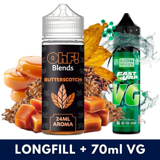 Aroma Blends Butterscotch 24ml/120 (Longfill) OhF! + VG FAST 70ML Aroma Blends Butterscotch 24ml/120 (Longfill) OhF! + VG FAST 70ML