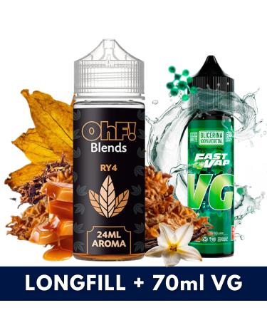 Aroma Blends RY4 24ml/120 (Longfill) OhF! + VG FAST 70ML