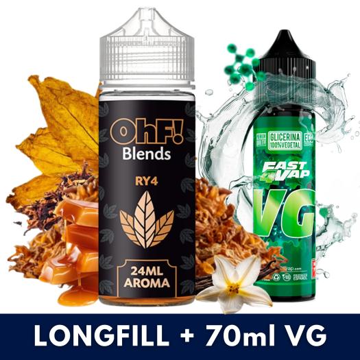 Aroma Blends RY4 24ml/120 (Longfill) OhF! + VG FAST 70ML