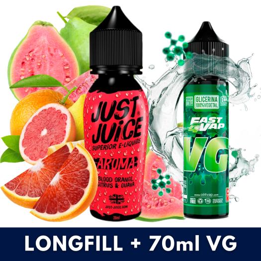 Aroma Blood Orange Citrus Guava Just Juice 20ml (Longfill) + VG FAST 70ML Aroma Blood Orange Citrus Guava Just Juice 20ml (Longfill) + VG FAST 70ML
