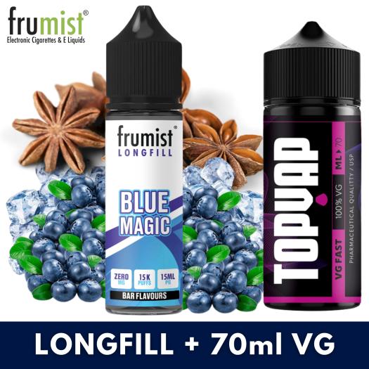 Aroma BLUE MAGIC 15ml/60 (Longfill) Frumist + 70ml VG Fast Aroma BLUE MAGIC 15ml/60 (Longfill) Frumist + 70ml VG Fast