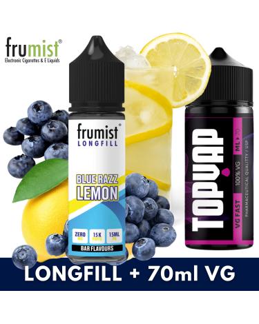 Aroma BLUE RAZZ LEMON 15ml/60 (Longfill) Frumist + 70ml VG Fast