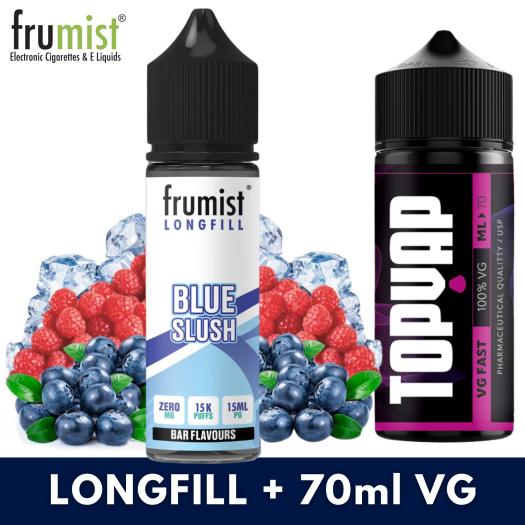 Aroma BLUE SLUSH 15ml/60 (Longfill) Frumist + 70ml VG Fast