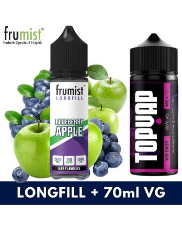 Aroma BLUEBERRY APPLE 15ml/60 (Longfill) Frumist + 70ml VG Fast