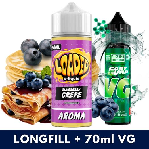 Aroma Blueberry Crepe 30ml/120 (Longfill) Loaded + VG Fast 70ML Aroma Blueberry Crepe 30ml/120 (Longfill) Loaded + VG Fast 70ML