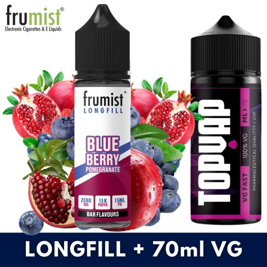 Aroma BLUEBERRY POMEGRANATE 15ml/60 (Longfill) Frumist + 70ml VG Fast
