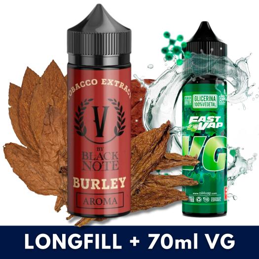 Aroma Burley 10ml/100 (Longfill) V by Black Note + VG FAST 70ML Aroma Burley 10ml/100 (Longfill) V by Black Note + VG FAST 70ML