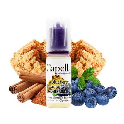 Aroma CAPELLA Flavors Blueberry Cinnamon Crumble 10ml ▷