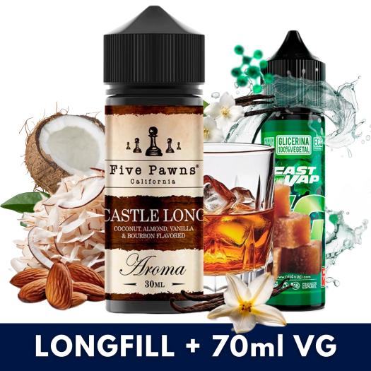 Aroma Castle Long 30ml (Longfill) Five Pawns + VG FAST 70ML