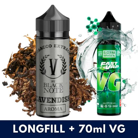Aroma Cavendish 10ml/100 (Longfill) V by Black Note + VG FAST 70ML Aroma Cavendish 10ml/100 (Longfill) V by Black Note + VG FAST 70ML